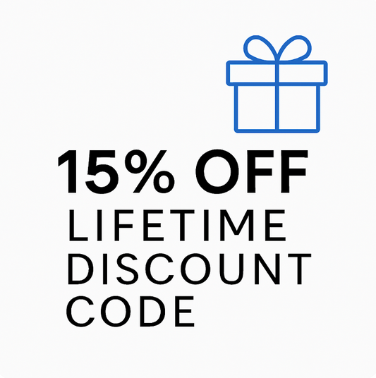 15% OFF Lifetime Discount